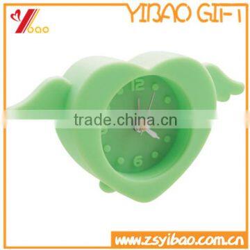 Lovely heart Silicone alarm clock,gift alarm clock,