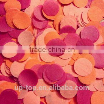 ~Wholesale~Round Orange Wedding Party Confetti photo-2