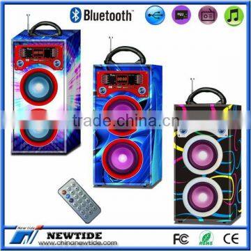 NT-WS001 Wireless Stereo Wood Bluetooth Speaker