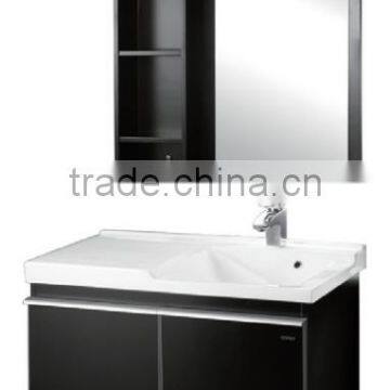 HUIDA solid wood bathroom cabinet, bathroom mirror, ceramic basin