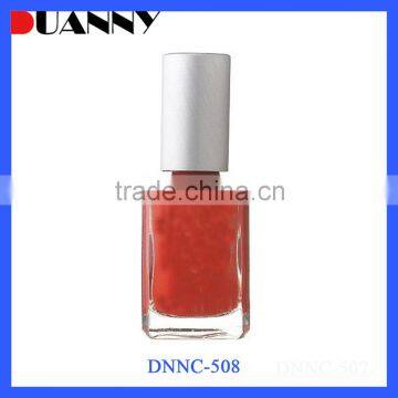 Clear Glass Nail Polish Bottle with White Cap Packaging,Clear Nail Polish Bottle with White Cap