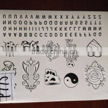 2014 Hot sale sign body art tattoo sticker