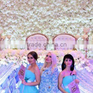 10ft white artificial hydrangea flower wall or rose flower wall for wedding decoration