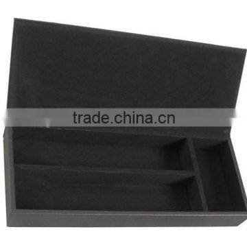 Luxury black pu business pen box for 2015