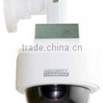 With LED flash light IMITATION FAKE camera Solar power OUTDOOR DUMMY Dome camera (SMT-DS-2800S)