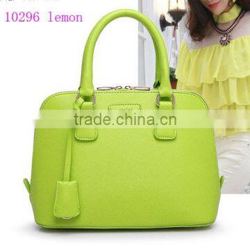 hot sell ladies 10296 lemon fashion design handbag, beautiful women's leather handbag