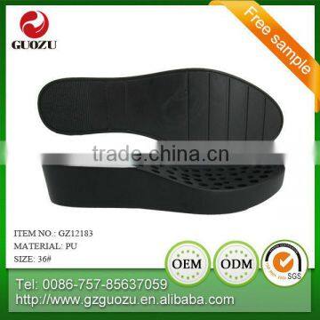 Lady sandal design sole double color pu sole