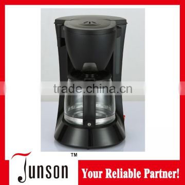 0.6L 4-6 cups 600W high quality coffee maker with glass jar with keep warm function