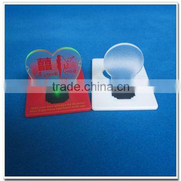 Bulb shaped led card light for promotion