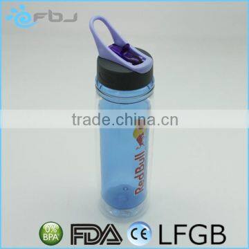 / Plastic Type Tritan Double Wall Sports Bottles BPA Free with Straw