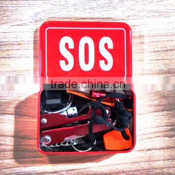 Outdoor Travel Portable SOS Survival Gear Emergency Equipment On-board Emergency Supplies Survival Emergency Kits photo-2
