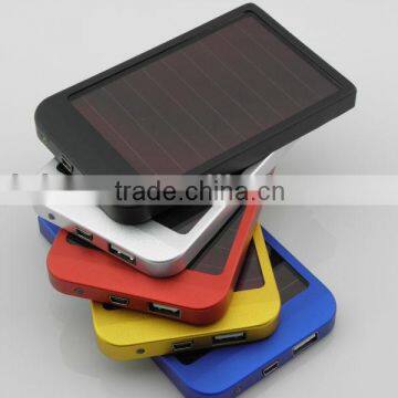 Portable universal solar power bank, solar charger for mobile phone/iPhone/iPad