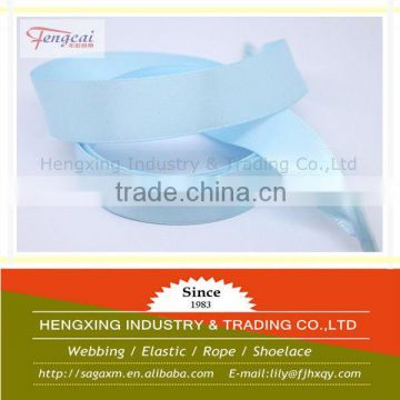 20mm width polyester blue striped ribbon