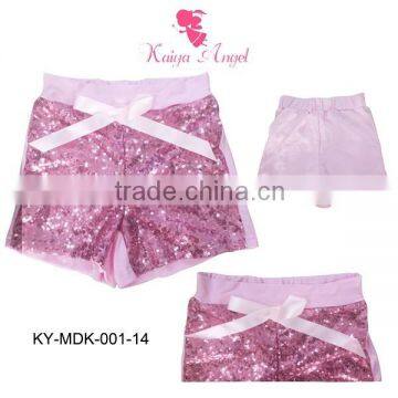 hot sale baby shorts! baby pink sequin shorts plays for kindergarten