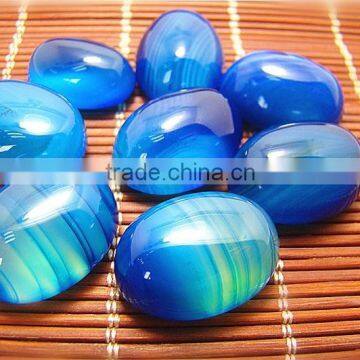 gemstone Blue Agate Cabochon