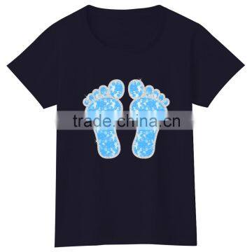 CSTAR 100% Cotton Summer Women Short Sleeve O-neck Custom Tshirt photo-2