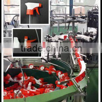 assembly trigger pump tube machine