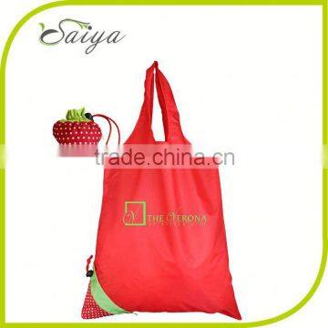 Printed waterproof 100% polyester drawstring bag