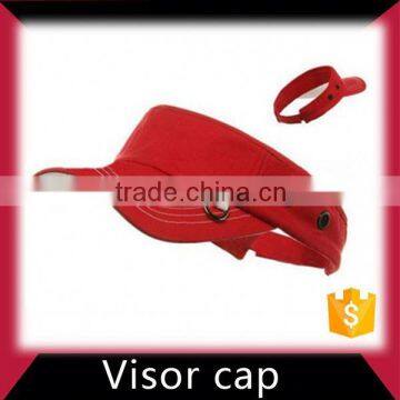 Design cheap visor cap polyester