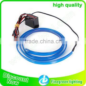 2.3mm blue color el welted wire