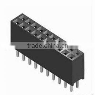 0.8mm/1.0mm/1.27mm/2.00mm/2.54mm 2*10P pin female header connector