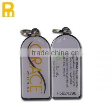 Custom Metal Key Chain With Custom Web Info and qr Code photo-5