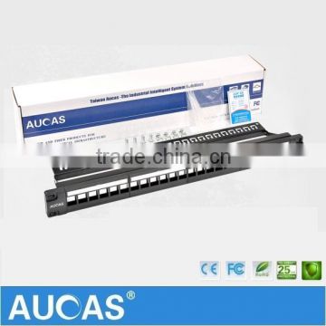 AUCAS UTP Wall Mount Network 19 Inch 24 Port Blank Patch Panels