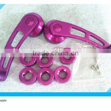 Car window handle crank open window