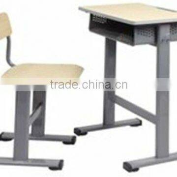 modern metal frame cheap price wooden school student desk and chair , school desk , elementary school desk with chairs