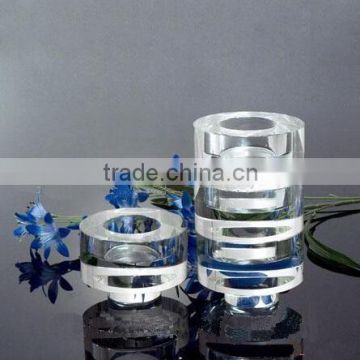 customized hot sale crystal candle holder