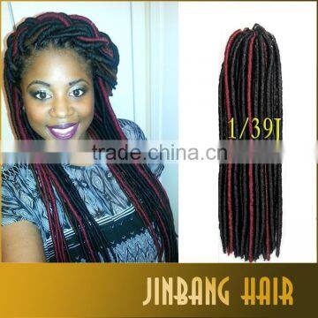 Havana Mambo Twist Crochet Braid Hair Faux Locs Synthetic Dreadlocks Ombre Braids Hair Extensions photo-2