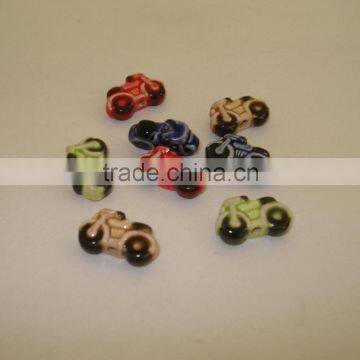 Ceramic Beads - Motorcycles