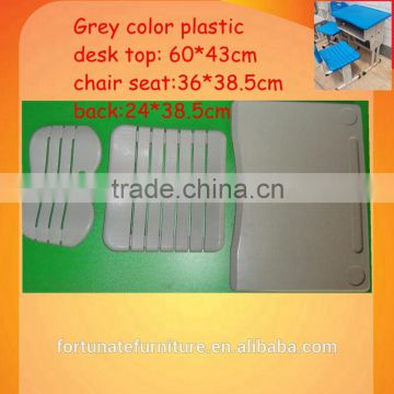 modern ergonomic design plastic school desk and chair top