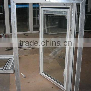 pvc casement window with fly screen