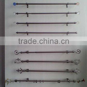 Stainless Steel hot design electroplating&painting curtain rods