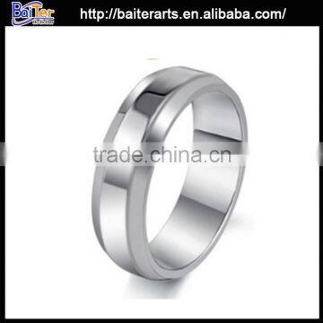 Elegant men's titanium ring blanks,316L stainless steel ring blanks