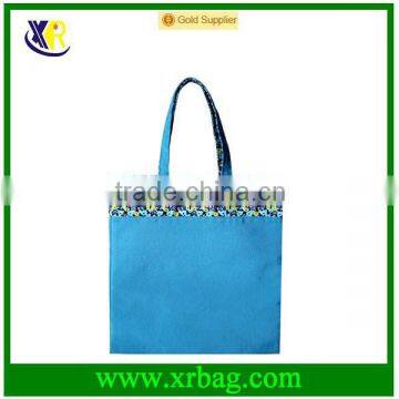 Custom Colorful Matching Standard Size Canvas Tote Bag photo-4