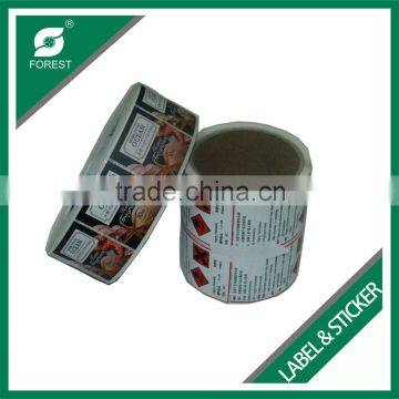 CHINA FACTORY CUSTOM DESIGN PAPER MATERIAL PACKING LABEL STICKERS CHEAP PRICE photo-6