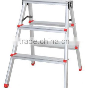 Double Side EN 131 Mobile Platform Ladder Aluminium, Ladder Platform