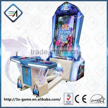 2016 New 42''LCD Vertical Screen Arcade Target Flight Shooting Game Machine Raiden V Coin Operated Children Arcade Game Machine