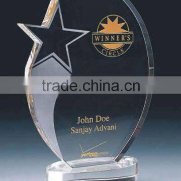 Wholesale acrylic display stand desktop acrylic trophy display sign stand