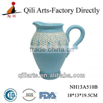 handmade ceramic water jug for X'mas