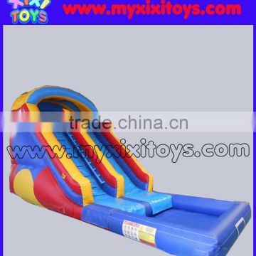 xixi toys small Backyard inflatable water slide for kids