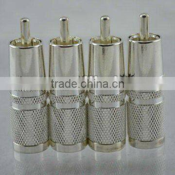 Audiocrast Sliver plated Audio RCA Plug