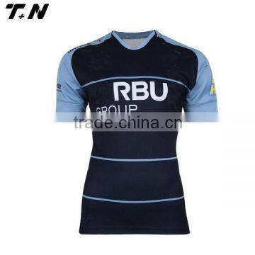 Custom Fashion Wholesale Short Sleeve Cheap Rugby Tops photo-2