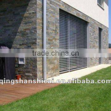 SLATE WALL COVERING slab wall pattern wall cladding stacked stone