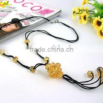 high quality crystal beads necklace for girl decoration