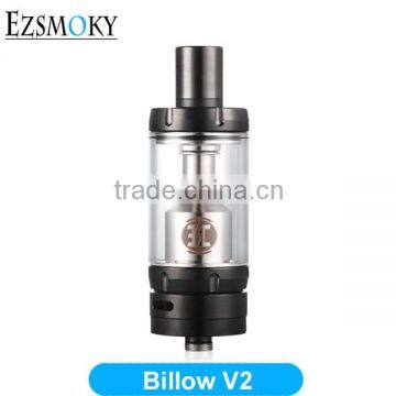 100% Original Ehpro Billow V2 RTA 5ml Pyrex Glass Tank Airflow Control Atomizer with Wide Bore Delrin Base Drip Tips