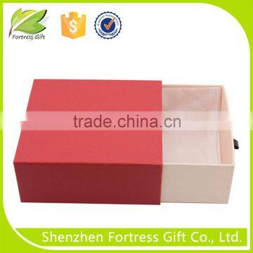 fancy red drawer box t-shirt packaging