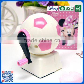 Promotional novelty gift football shaped pencil sharpener for children